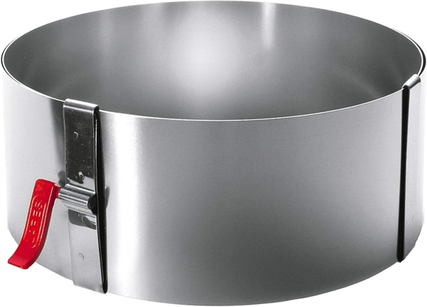 Lares 6008 Tortenring mit Klemmhebel Höhe 7 cm