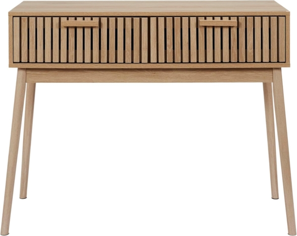 HOME DECO FACTORY Klaus Konsolentisch, Eingangsbereich, Wohnzimmer, Holzwerkstoff, braun, 100 x 80 x 35 Bild 6