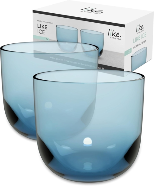 like. by Villeroy & Boch Like Glass Wasserglas 280 ml 2er Set Ice