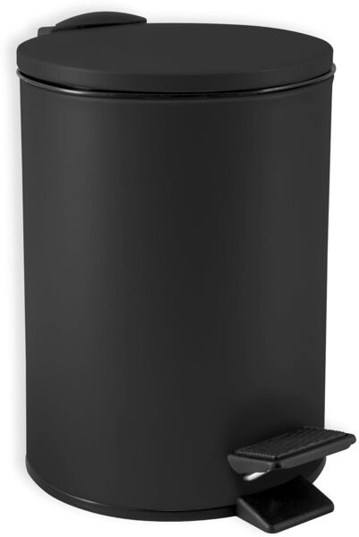 Treteimer Adelar - Schwarz matt 3 Liter