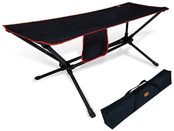 CCLIFE Camping Hängematte mit Gestell Outdoor 4,5kg leicht, 200KG Tragkraft, ultraleichte mit Tragetasche
