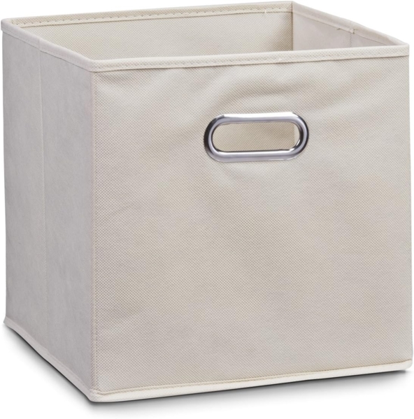 Aufbewahrungsbox mit Griff, Vlies - Beige