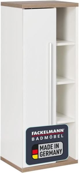 Fackelmann STANFORD Midischrank 42 cm, Weiß, links