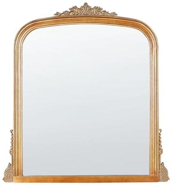 Wandspiegel SUSSEY 75 cm 78 cm Metall Gold