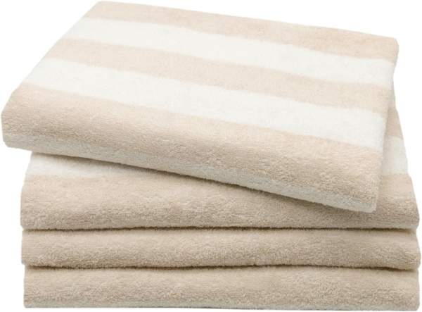 ZOLLNER Handtücher, Walkfrottier (4-St), 50x100 cm, 100% Baumwolle, vom Hotelwäschespezialisten