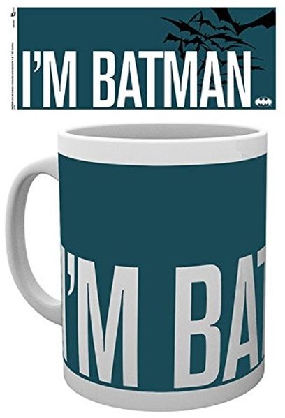 empireposter Batman I'm Batman Simple Joker Quotographic Keramik Tasse Größe Ø8,5 H9,5cm