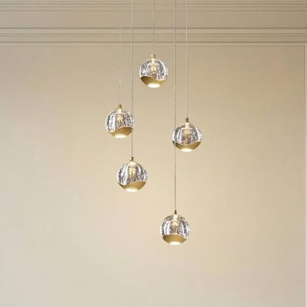 Lucande Hängeleuchte Hayley, 5 x 5 W LED, warmweiß