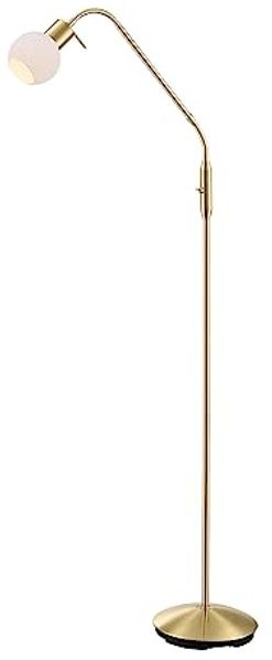 Lindby Stehlampe Elaina, Metall, Gold / Messing IP20, 1 x 10 W LED