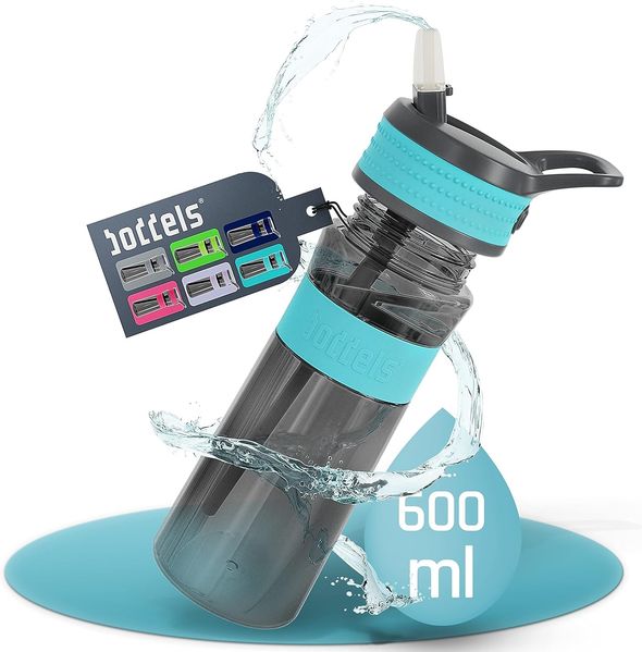 Boddels Trinkflasche Een 600 ml türkisblau / grau