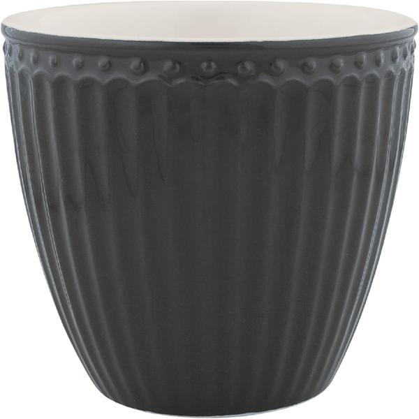 Greengate Alice Latte Cup dark grey 0,25 l