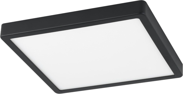 Eglo 98854 Aufbauleuchte FUEVA-Z schwarz L:28,5 B:28,5 H:2,8cm dimmbar IP44 2700-6500K mit Connect-Z Funktion