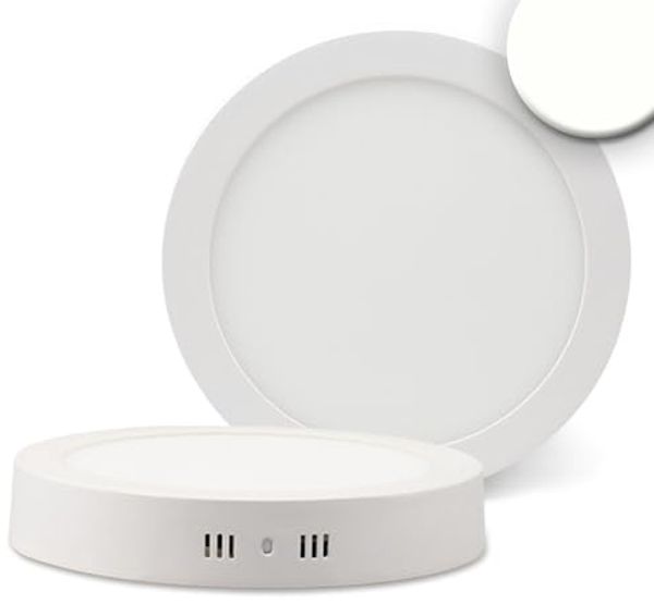ISOLED LED Deckenleuchte weiß, 18W, rund, 220mm, neutralweiß
