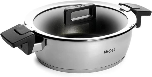 WOLL MADE IN GERMANY Kochtopf "Concept" Bratentopf Ø 24 cm mit Deckel, Edelstahl 18/10, Induktionsgeeignet