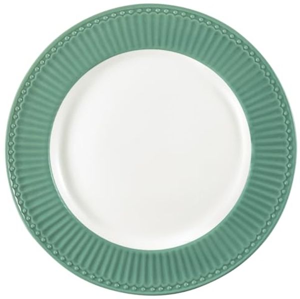 Greengate Alice Speiseteller dusty green 26,5 cm