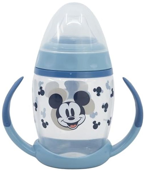 Disney Mickey Mouse Trinklernbecher 270 ml – Kinderbecher mit weichem Silikonaufsatz