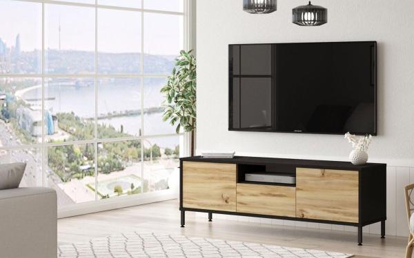 Designer TV Lowboard Cortino Holz