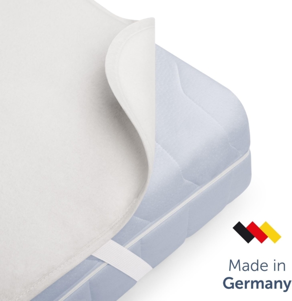 Blumtal® Premium Molton Matratzenschoner 140x200 cm aus 100% Baumwolle - Oeko-Tex zertifizierte Molton Matratzenauflage 140x200 cm - atmungsaktiver Matratzenschutz 140x200 - Matratzenunterlage 140x200 Bild 3