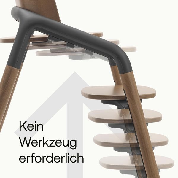 Bugaboo Hochstuhl Giraffe Warmes Holz / Grau Bild 4