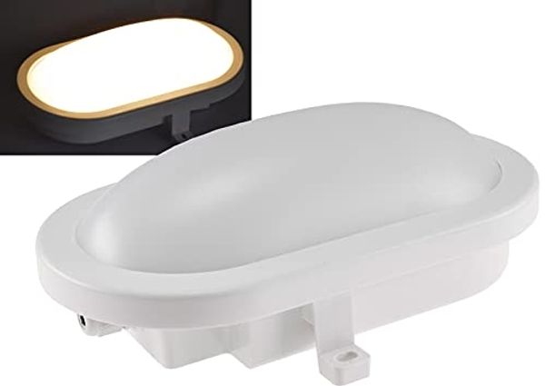 ChiliTec LED Oval-Armatur Feuchtraumleuchte IP44 12W 960lm