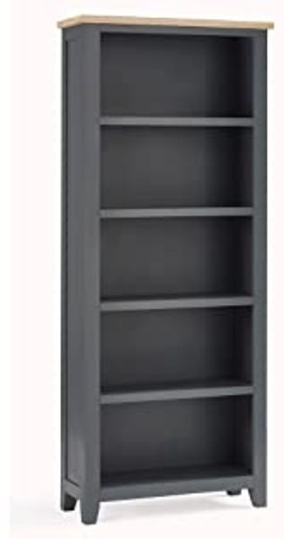 Julian Bowen Bordeaux Hohes Bücherregal Dunkelgrau, Schwarz, Einheitsgröße