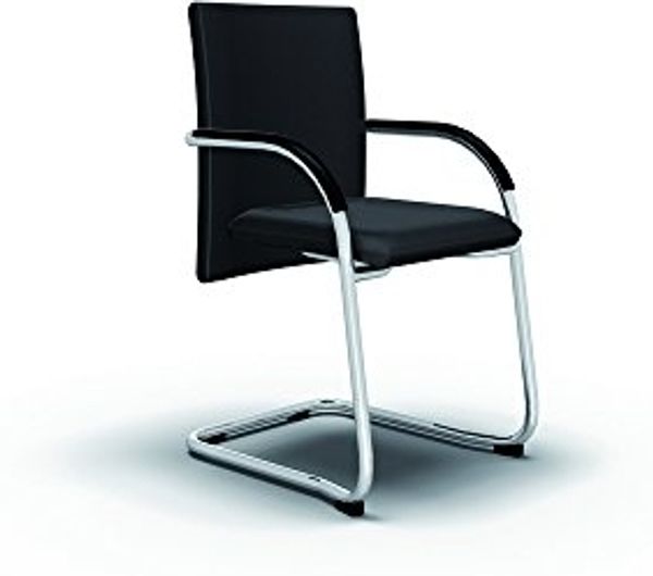 BISLEY Besucherstuhl Classy, Metall, 733 Schwarz, 68 x 60 x 56 cm