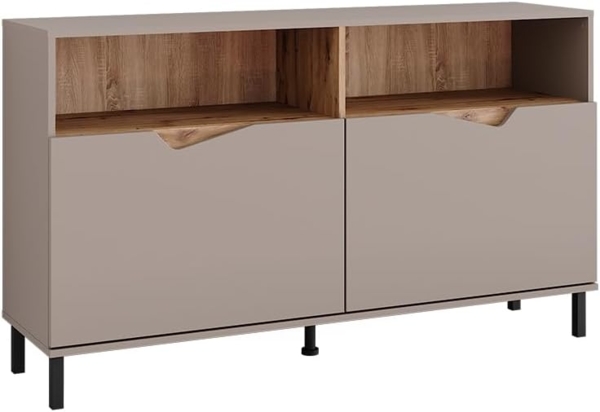 Kommode Marelle Greige/Artisan 140 x 81.3 cm mit 2 Türen Vicco Bild 1