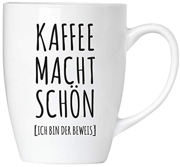 Kaffee macht schön - Tasse aus Keramik