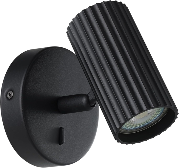 Eglo Wandleuchte Portillo schwarz 13 x 11 cm