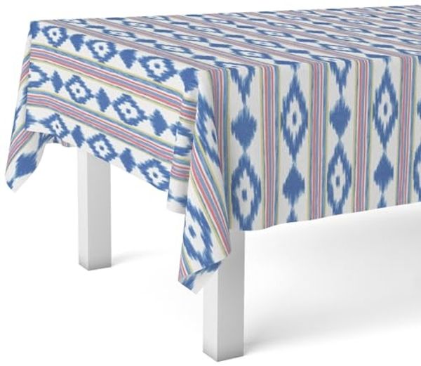 Martina Home Wachstuch-Tischdecke Mallorqui, Mehrfarbig, 140, rund