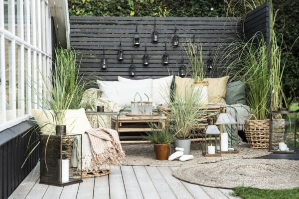 Ib Laursen - Decke Plaid Kuscheldecke Wohndecke 130x160cm Grün Creme 6510-22 Bild 7