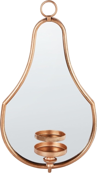 Wandkerzenhalter BAZARNES Metall 45 cm Gold