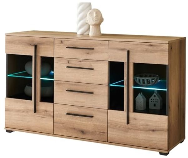 Sideboard Design-D in Evoke Eiche 150 cm