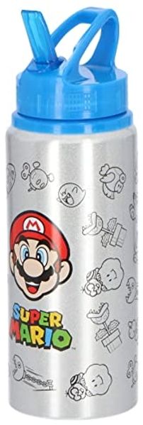 Super Mario Trinkflasche aus Aluminium 710 ml Wasserflasche