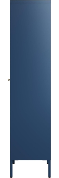 Vitrinenschrank Säkylä Stahl 150x50x35 cm Navyblau [en. casa] Bild 7