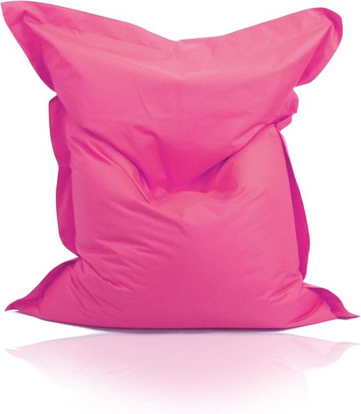 Kinzler S-10026/12 XXL Riesensitzsack, 140x180 cm, Sitzsack Outdoor Indoor, in vielen verschiedenen Farben, mit Innensack, pink