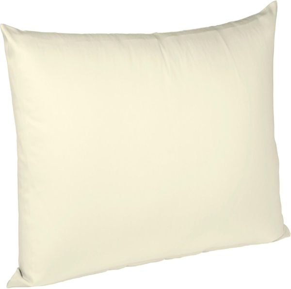 Fleuresse Interlock-Jersey-Kissenbezug uni colours, Farbe creme 2610, Größe 40x40 cm,