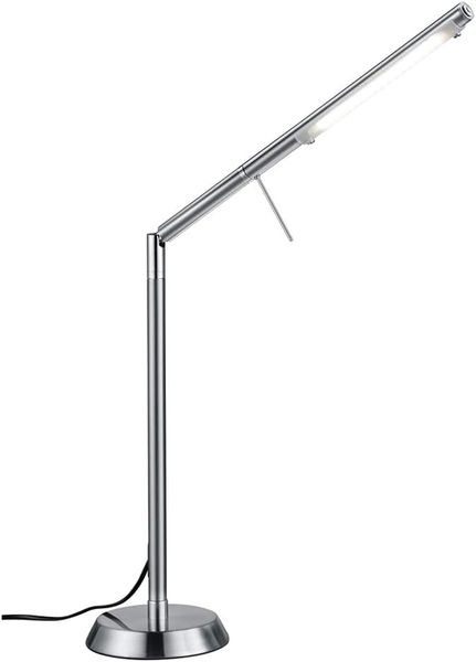 Trio Tischleuchte LED, Metall nickel matt, 85 x 15 x 15 cm