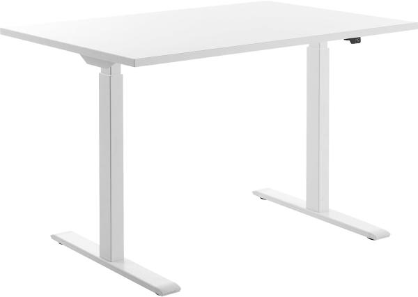 Topstar Sitz-/Steh-Schreibtisch, (B)1.200 mm, weiß elektr. höhenverstellbar Weiss