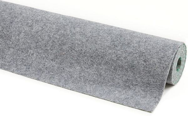 misento Kunstrasen Outdoor Teppich - wetterfester Rasenteppich für Balkon, Terrasse & Garten - leicht zu verlegen - 200x250 cm, Grau