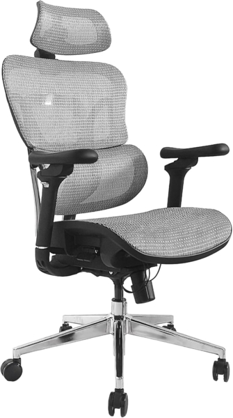 Equip Ergonomischer Bürostuhl+Kopf/Armstützen grau lite Retail