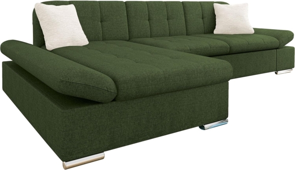 Ecksofa Montana Premium (Farbe: Maya 07 + Maya 07 + Maya 02, Seite: Links)
