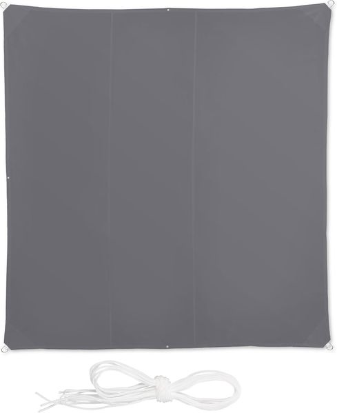 Sonnensegel Quadrat in Grau 10026356_981