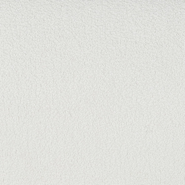 Ottomane HOLT Bouclé Weiß Bild 9