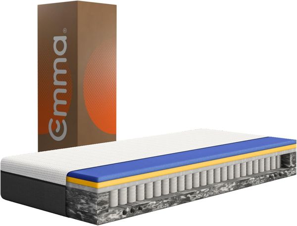 EMMA Premium Hybrid 25 Matratze 7-Zonen AiroCell 80x200Höhe: 25 cm wärmeregulierende AeroFLex-Technologie Körpergerechte Anpassung und Druckentlastung