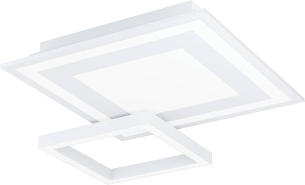 Eglo 900023 LED Deckenleuchte SAVATARILA-Z weiss L:45 B:45 H:7cm dimmbar 2700-6500K mit Connect-Z Funktion