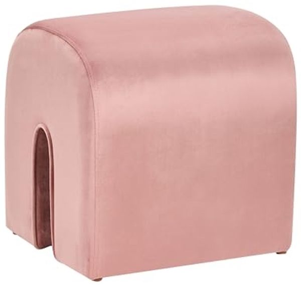 Pouf MODOC Rosa Samtstoff