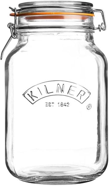 Kilner Bügelverschlussglas quad. 1,5 L 12x12x19,5 cm