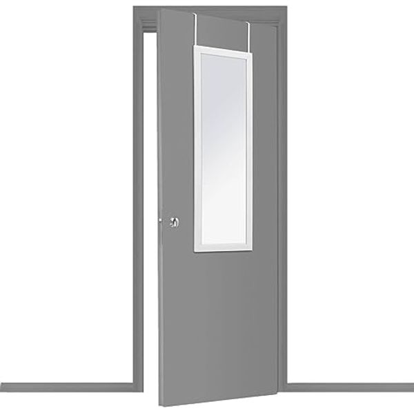 Spiegel an Türen in Aluminiumrahmen hängen, 110x36 cm - Atmosphera