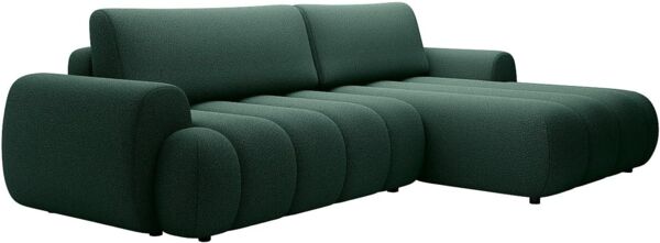 Vente-unique - FRIDORA Sofa Stoff Grün - B 168 cm x H 81 cm x L 272 cm