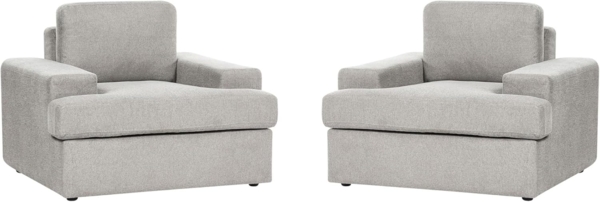 Sessel ALLA Stoff Hellgrau